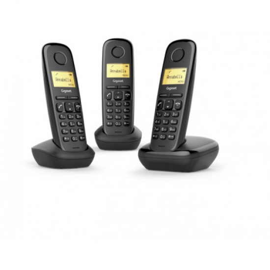 TELEFONO DECT GIGASET A170 negro TRIO